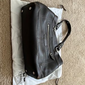 Coach dark brown purse